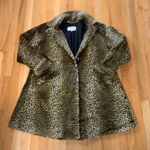 Leopard Maternity Coat